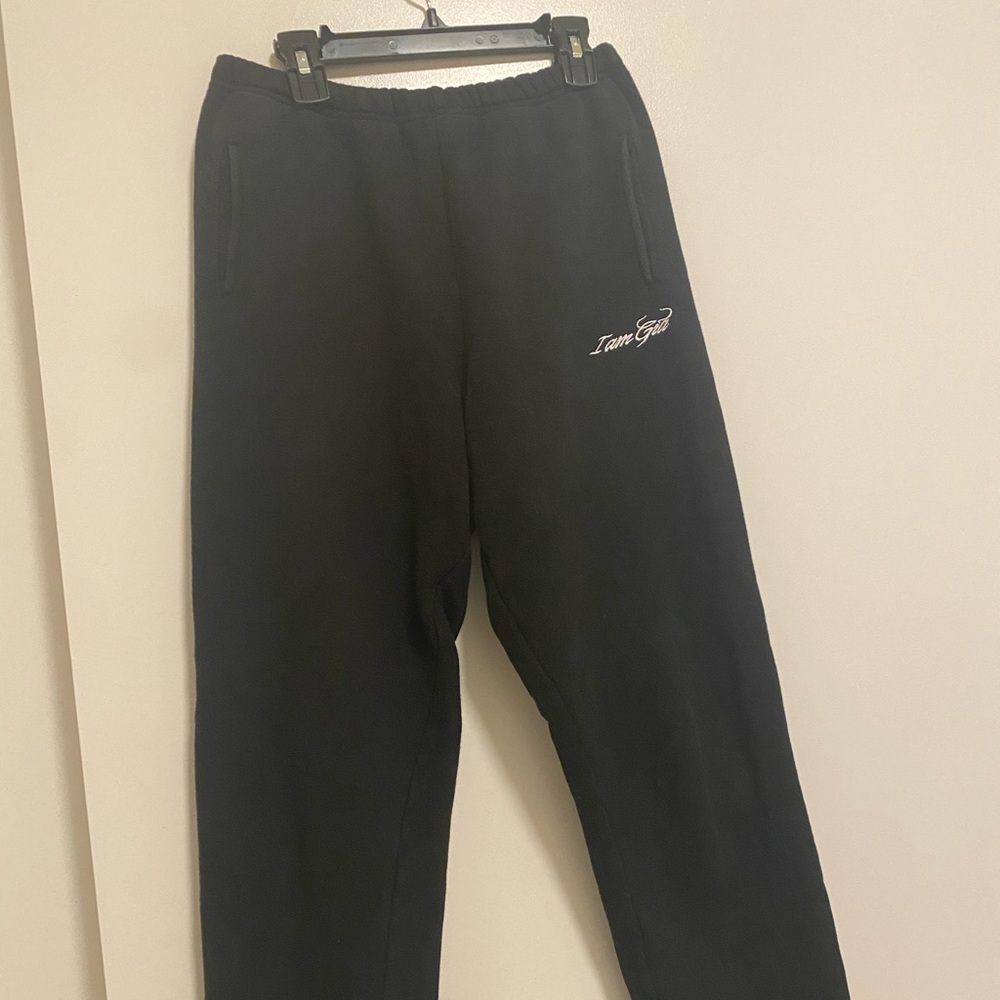 I am Gia black sweatpants